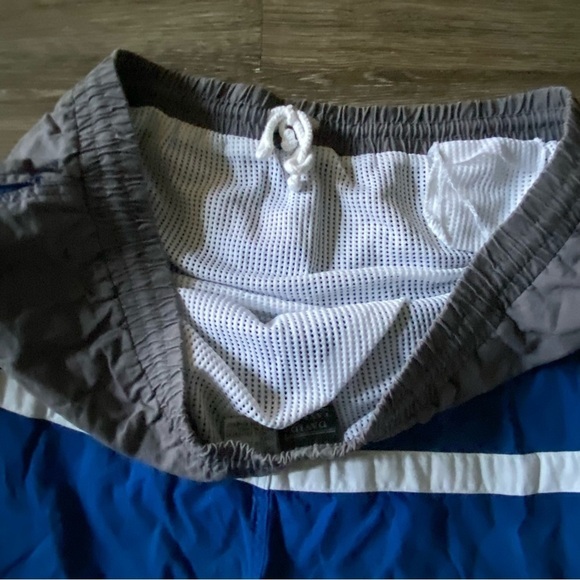 David Taylor Swim Trunks Mens Size XL 40-42 Blue White Has pockets - Picture 8 of 9